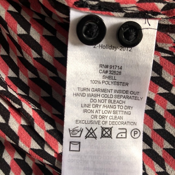 A/X Armani Exchanged Button-up Blouse Size S - Picture 4 of 10